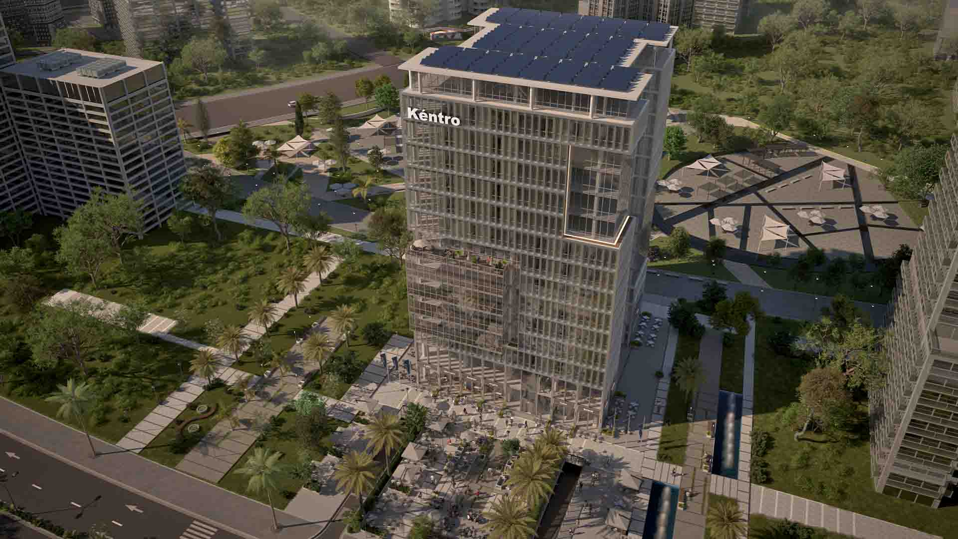 Kéntro Tower Location in the New Administrative Capital
